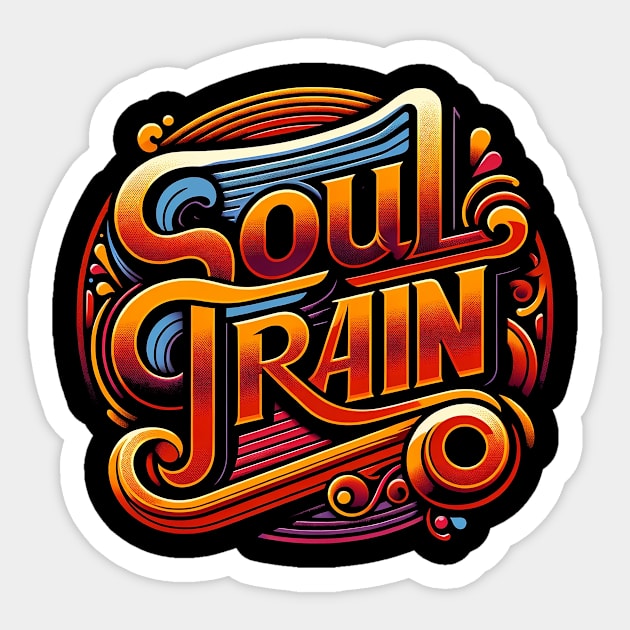 Soul Train Sticker by Woah_Jonny